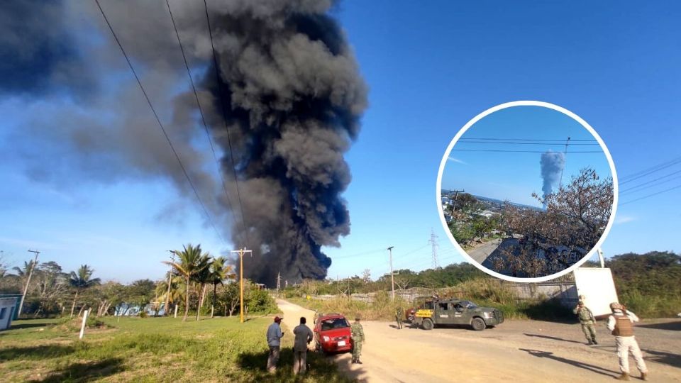 Se registra segundo incendio en instalaciones de Pemex en Veracruz.