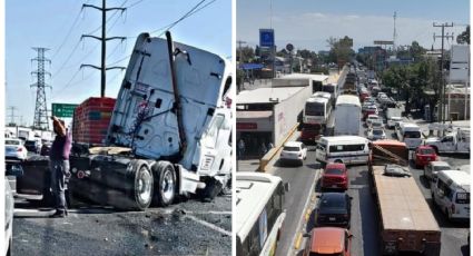 Accidente, bloqueos y obras colapsan vialidades en Cuautitlán y Ecatepec