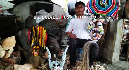 Carnaval indígena, así se alistan para calmar el demonio en la Otomí Tepehua | FOTOS