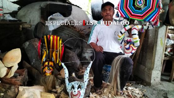 Carnaval indígena, así se alistan para calmar el demonio en la Otomí Tepehua | FOTOS