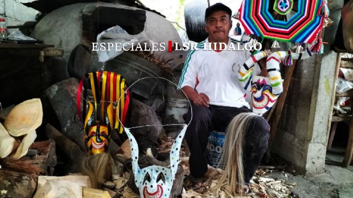 Carnaval indígena, así se alistan para calmar el demonio en la Otomí Tepehua | FOTOS