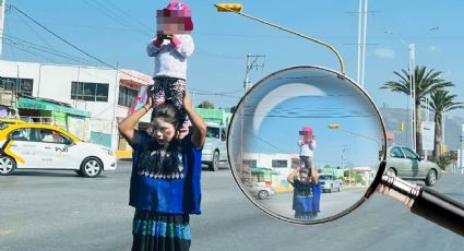 Llegaron a Hidalgo desde Chiapas, payasitas se ganan la vida en los semáforos