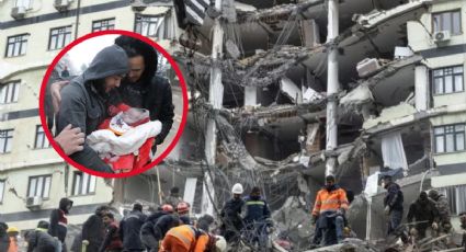 VIDEO: Sismo en Turquía: salvan a bebé entre los escombros y sale de mano en mano de bomberos