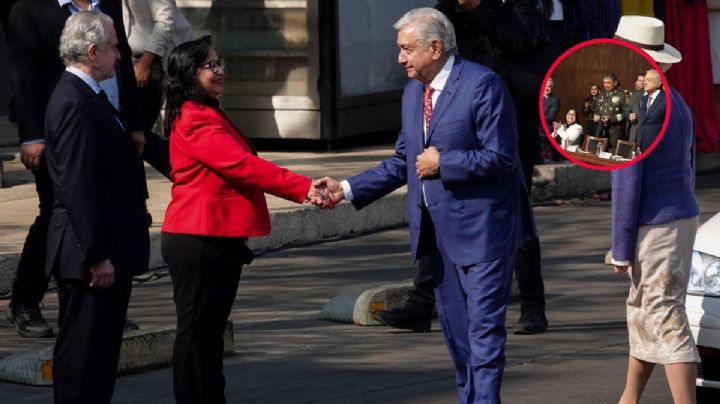 Norma Lucía Piña y AMLO se encuentran de nuevo, así fue su saludo