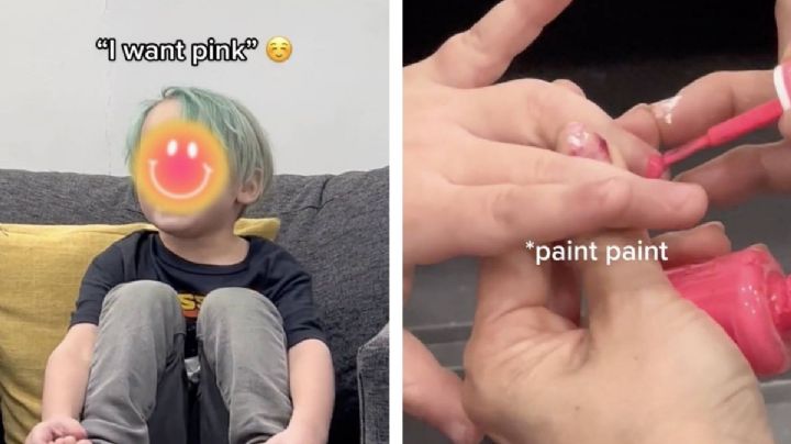 “Su maestra dijo que pintarse las uñas es sólo niñas”, niño reta los estereotipos de género
