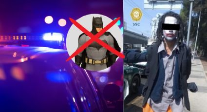 ¡No fue Batman! Policía de la CDMX captura a "Joker" por asalto