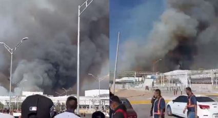 Planta de General Motors se incendia en San Luis Potosí | VIDEO