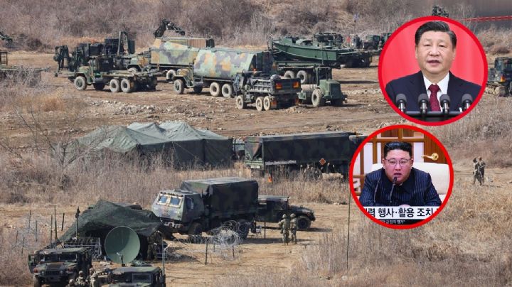 Tambores de Guerra: enoja a China muestra de músculo militar de EU y Corea