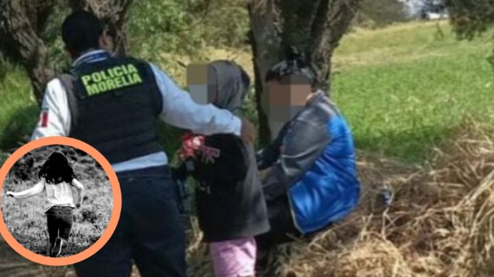 Madre le venda los ojos a su hija de 8 años y la abandona en un campo de Morelia