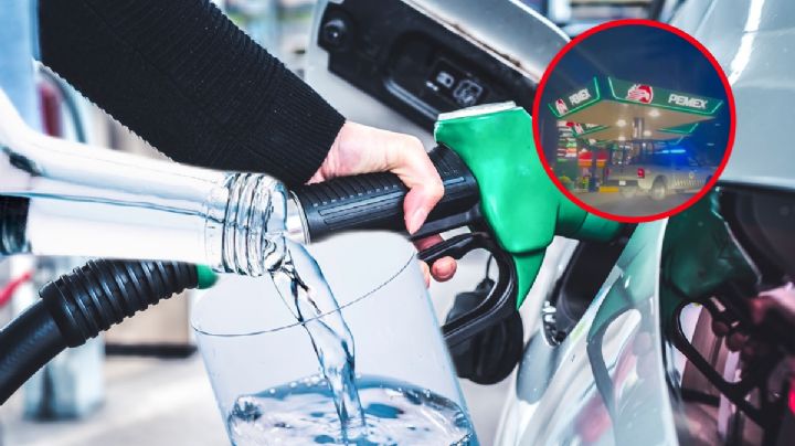 ¡Les echan agua! Automovilistas denuncian a gasolinera en Hidalgo