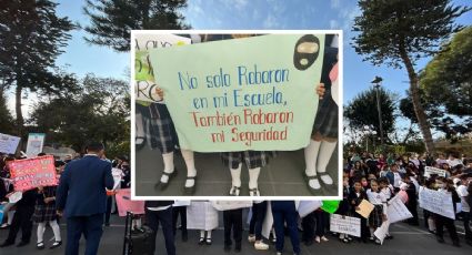 5 veces saqueada: Protestan por robos en primaria junto a Palacio de Coatepec