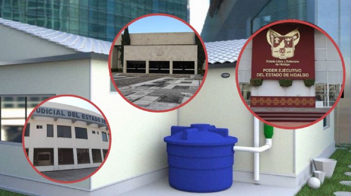 Así es la iniciativa para captar agua de lluvia en edificios gubernamentales de Hidalgo