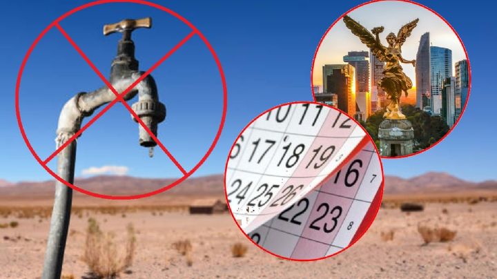 Crisis del Agua: Este es el día que nos quedaremos sin agua en la CDMX