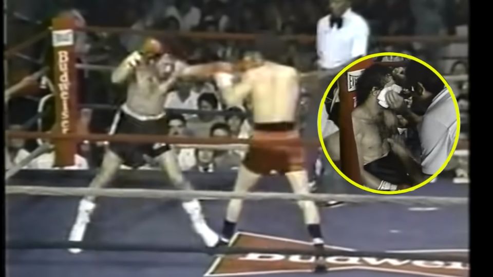 En el video se puede observar a ambos peleadores enfrascarse en una feroz batalla