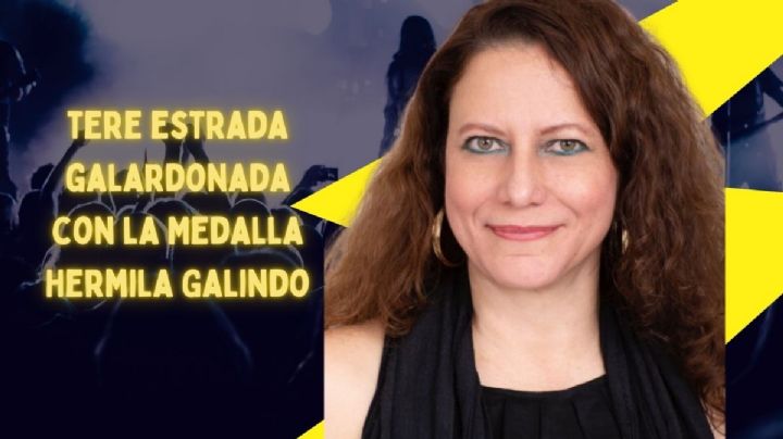 Tere Estrada, la mujer que forjó un camino en el rock, es reconocida con la medalla Hermila Galindo
