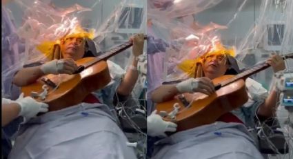“El final se acerca ya”: Maestro de música toca su guitarra mientras le retiran tumor cerebral