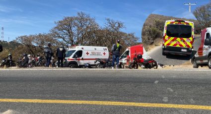 Se accidentan motociclistas en la León-San Felipe: un muerto y cuatro heridos