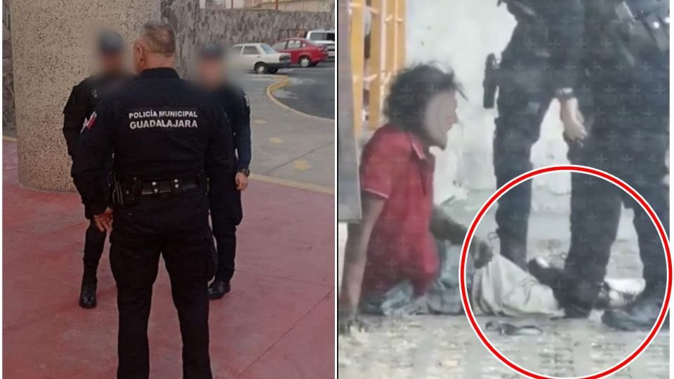 Policías de Guadalajara son separados de su cargo al torturar a un indigente