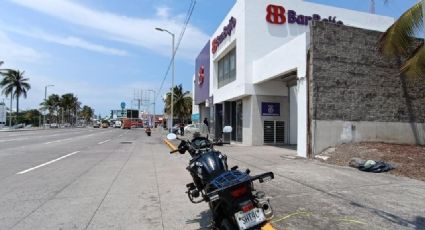 Asaltan a cuentahabiente dentro de sucursal BANBAJIO en Boca del Río