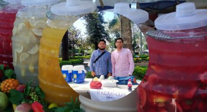 Estudiantes de UV venden aguas frescas para ir a estudiar maestría a Colombia
