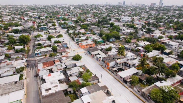 Terminan obra de pavimentación en colonia Miguel Alemán de Boca del Río
