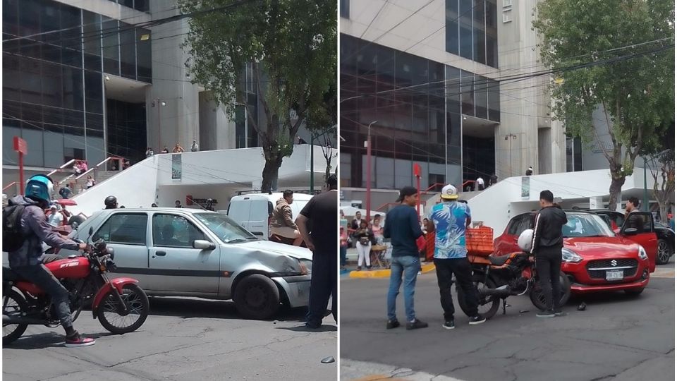 Crucero peligroso de Tlalnepantla registra dos accidentes de motociclistas contra autos
