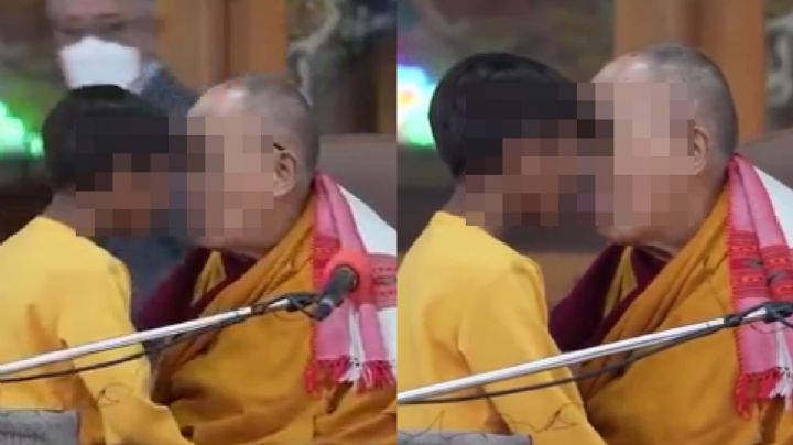 ¿Fue broma el "chupa mi lengua" del Dalai Lama a menor de edad?