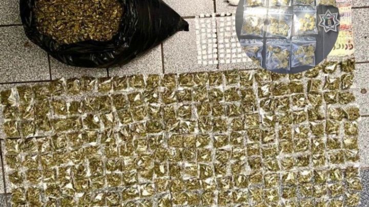 ¡Surtido rico! Toda esta droga traía un vendedor en barrio de San Miguel