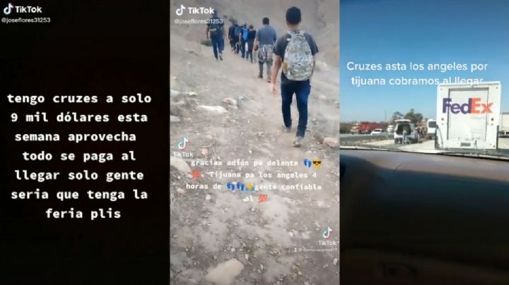 VIDEO: Polleros usan TikTok para ofrecer cruces de México a Estados Unidos