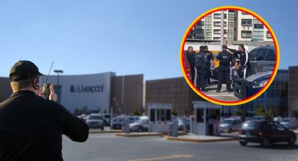Hombre golpea a guardias de Galerías Pachuca y se encierra dejando afuera a su esposa | VIDEO