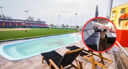 Así es la alberca del estadio Beto Ávila para ver el beisbol en Veracruz