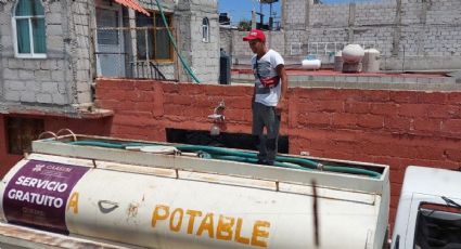 Sin agua desde hace una semana en esta colonia de Pachuca; pipas insuficientes