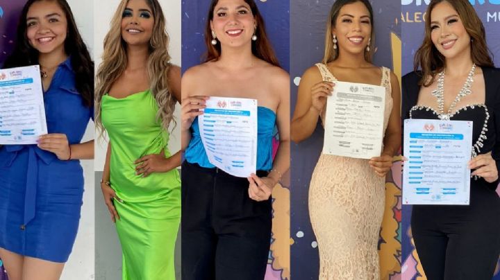 Ellas son las 5 candidatas a reina del Carnaval de Veracruz 2023