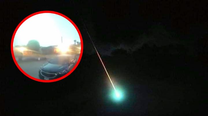 Así se vio el metoro bólido que atravesó el cielo de Nuevo León | Video