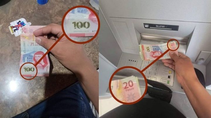 ¿Cómo era el billete Frankenstein de $120 pesos?