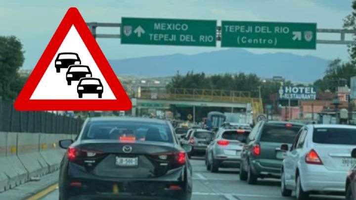 Así va el tráfico en carreteras de Hidalgo por regreso de vacacionistas