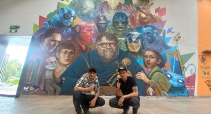 Este es el mural en León que Guillermo del Toro presumió en su Twitter