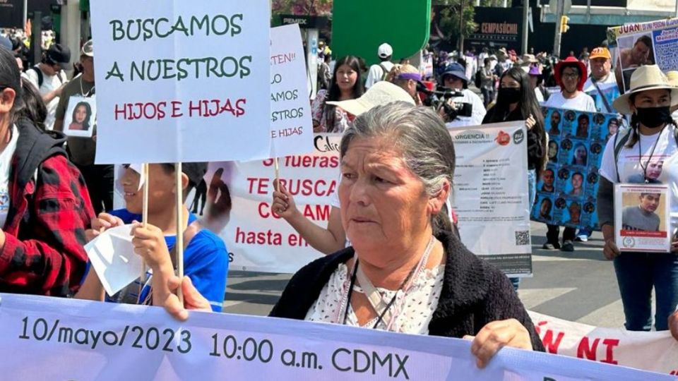 Madres buscadoras de todo el país exigen la presentación con vida de sus hijas e hijos