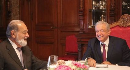 AMLO come con Carlos Slim en Palacio Nacional, ¿qué degustaron y de qué hablaron?