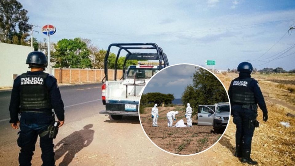 La camioneta pertenece a una empresa de La Piedad, Michoacán.