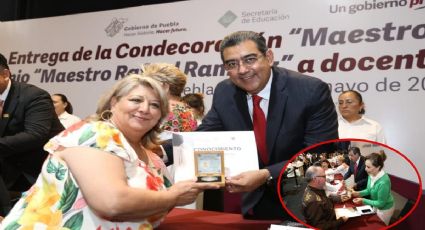 Gobernador de Puebla reconoce trabajo de maestros; exhorta a laborar por las futuras generaciones