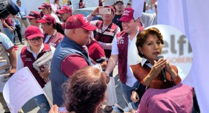 Estos funcionarios de Veracruz viajaron a mitin de Delfina Gómez en Edomex