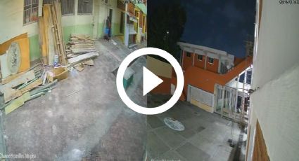 VIDEO: así robaron material para remodelar escuela Azueta de Boca del Río