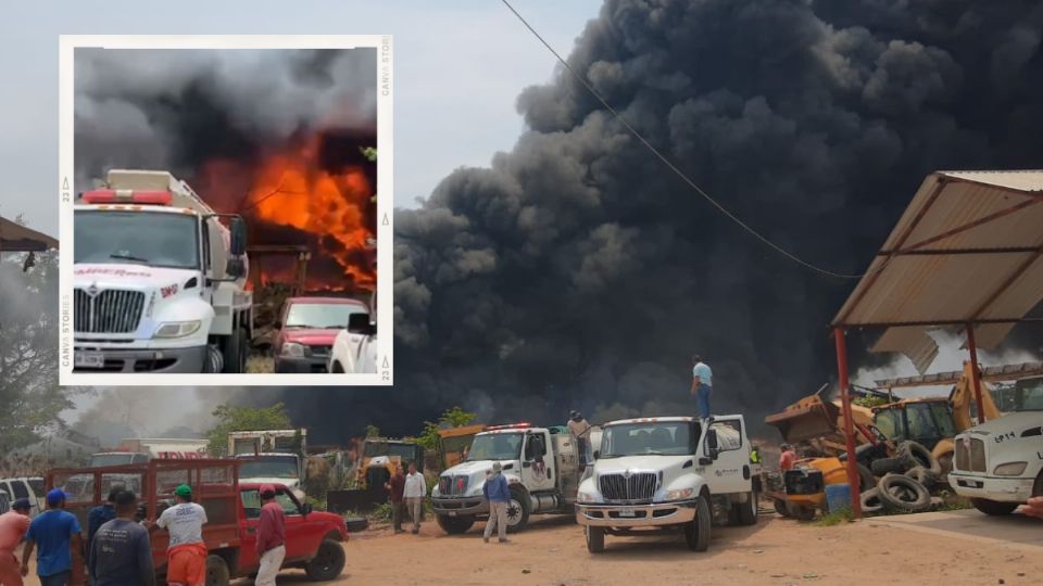 Incendio en Minatitlán, Veracruz