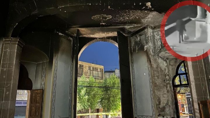 Un hombre misterioso provocó el incendio en el templo de Santiaguito