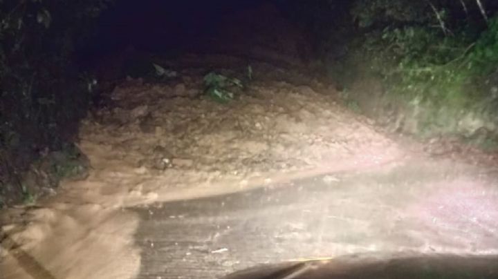 Tormenta y falla geológica dejan incomunicada a una localidad de la Huasteca