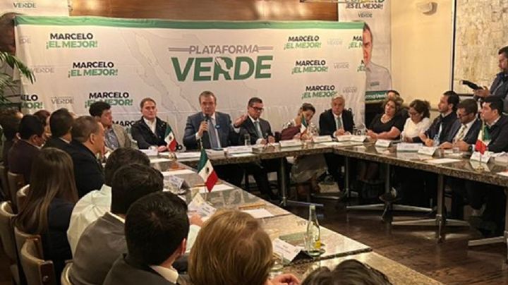 Ebrard afianza aspiración presidencial con líderes del PVEM