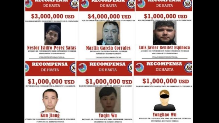 Tráfico de Fentanilo: DEA ofrece 4 millones de dólares por los socios de Los Chapitos