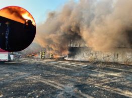 VIDEO | Arden bodegas en zona industrial; así se ve el lugar del incendio