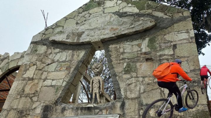 La enigmática casa de los ovnis escondida en una zona boscosa entre Pachuca y Real del Monte